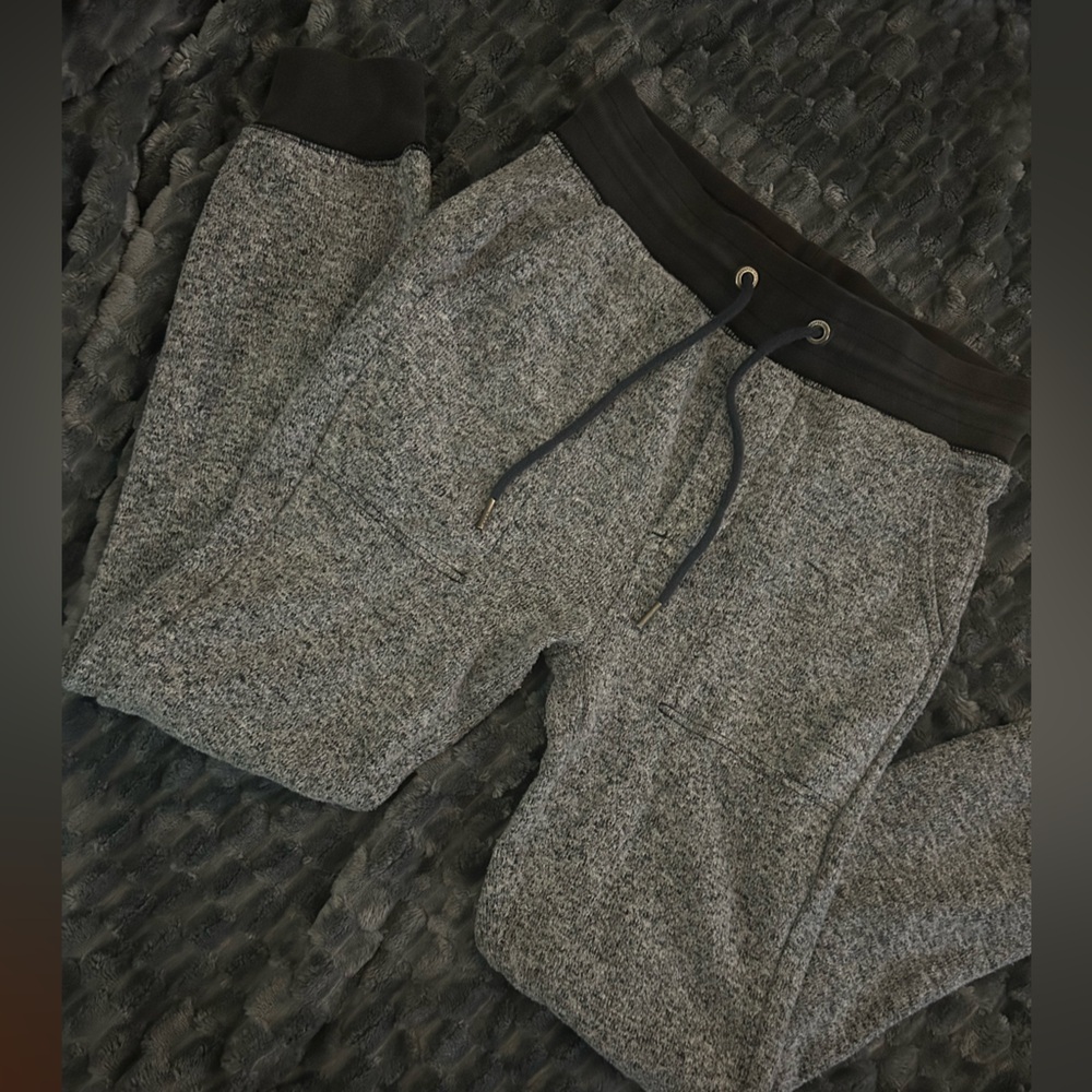 Aeropostale Gray and Black Lounge Pants